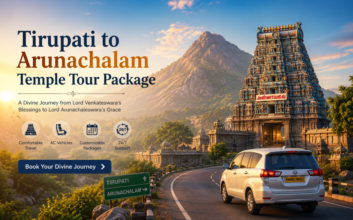 3 Days Arunachalam Temple Tour Package
